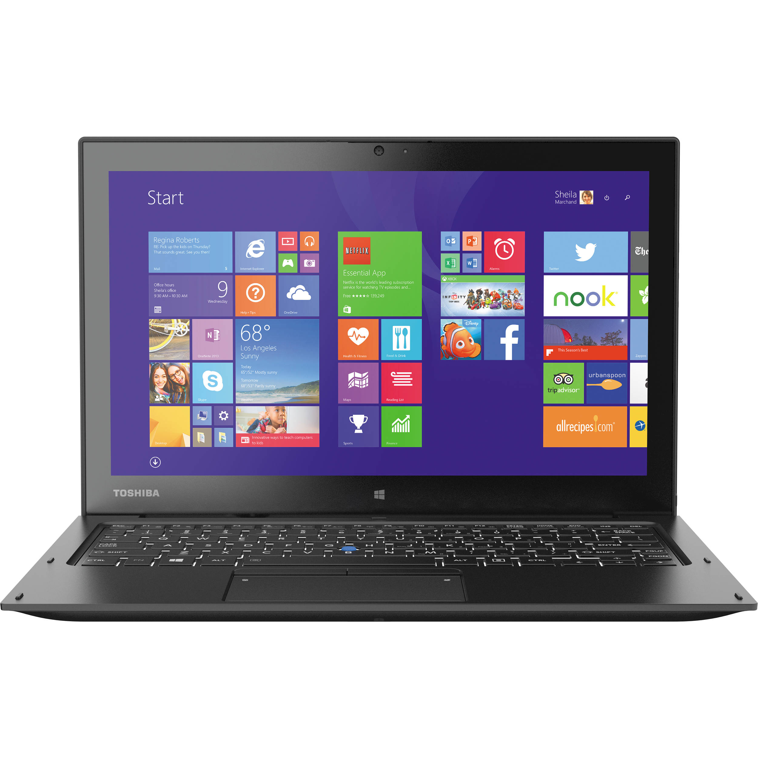 Toshiba Portégé Z20t-C Ultrabook m5-6Y57 8GB RAM 256GB SSD 2-in-1