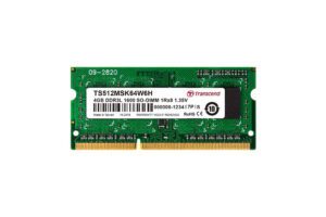 Transcend 4GB DDR3L-1600Mhz PC3L-12800S 1.35V NON-ECC