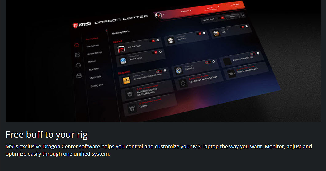 Refurbished MSI GF63 Thin gaming laptop